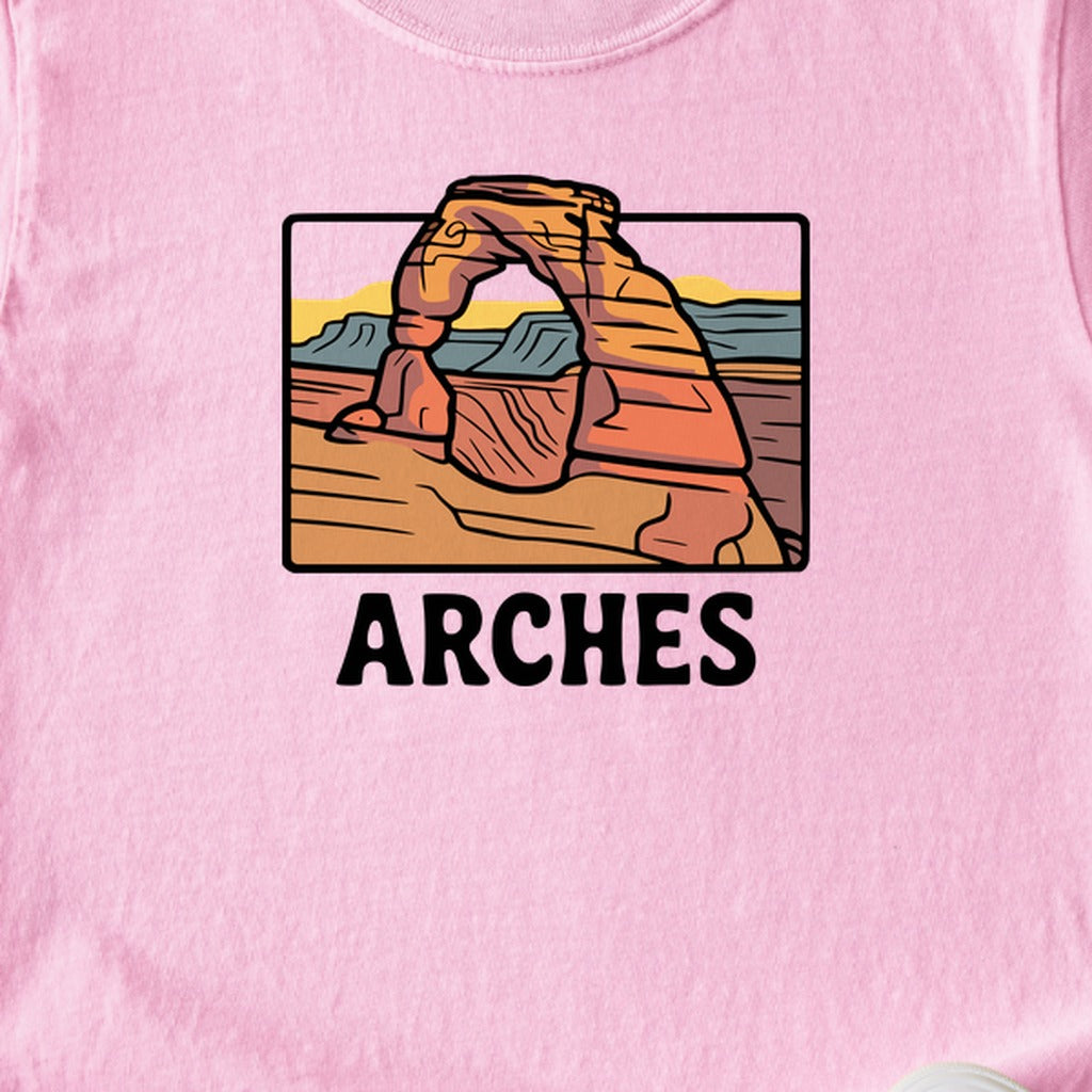 Arches National Park Kids Cotton T-Shirt