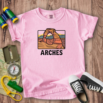 Arches National Park Kids Cotton T-Shirt
