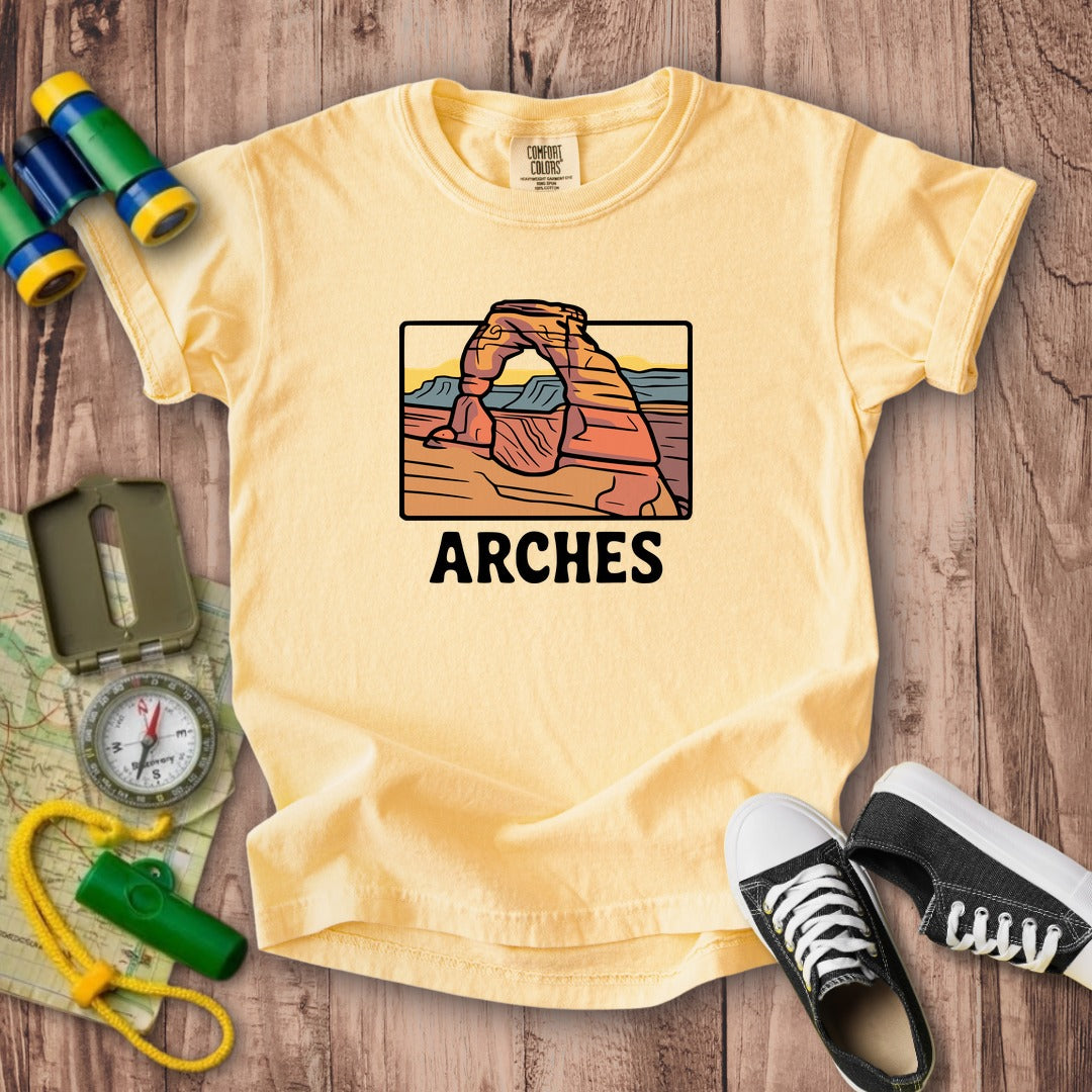 Arches National Park Kids Cotton T-Shirt