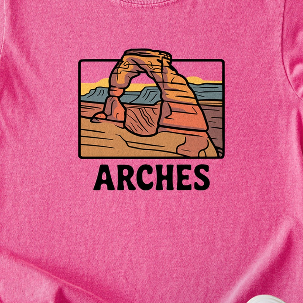Arches National Park Kids Cotton T-Shirt