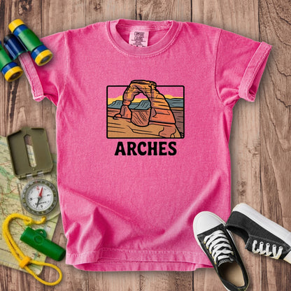 Arches National Park Kids Cotton T-Shirt