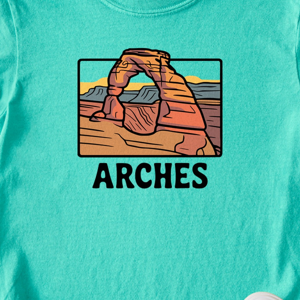 Arches National Park Kids Cotton T-Shirt