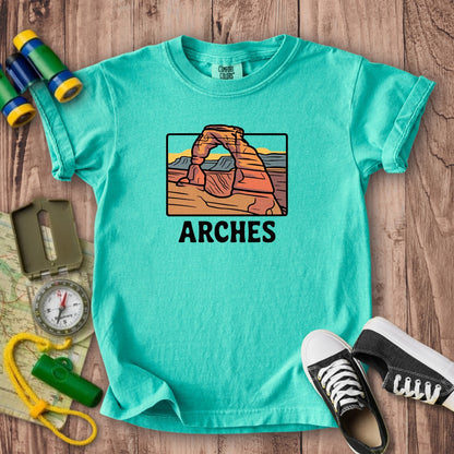 Arches National Park Kids Cotton T-Shirt