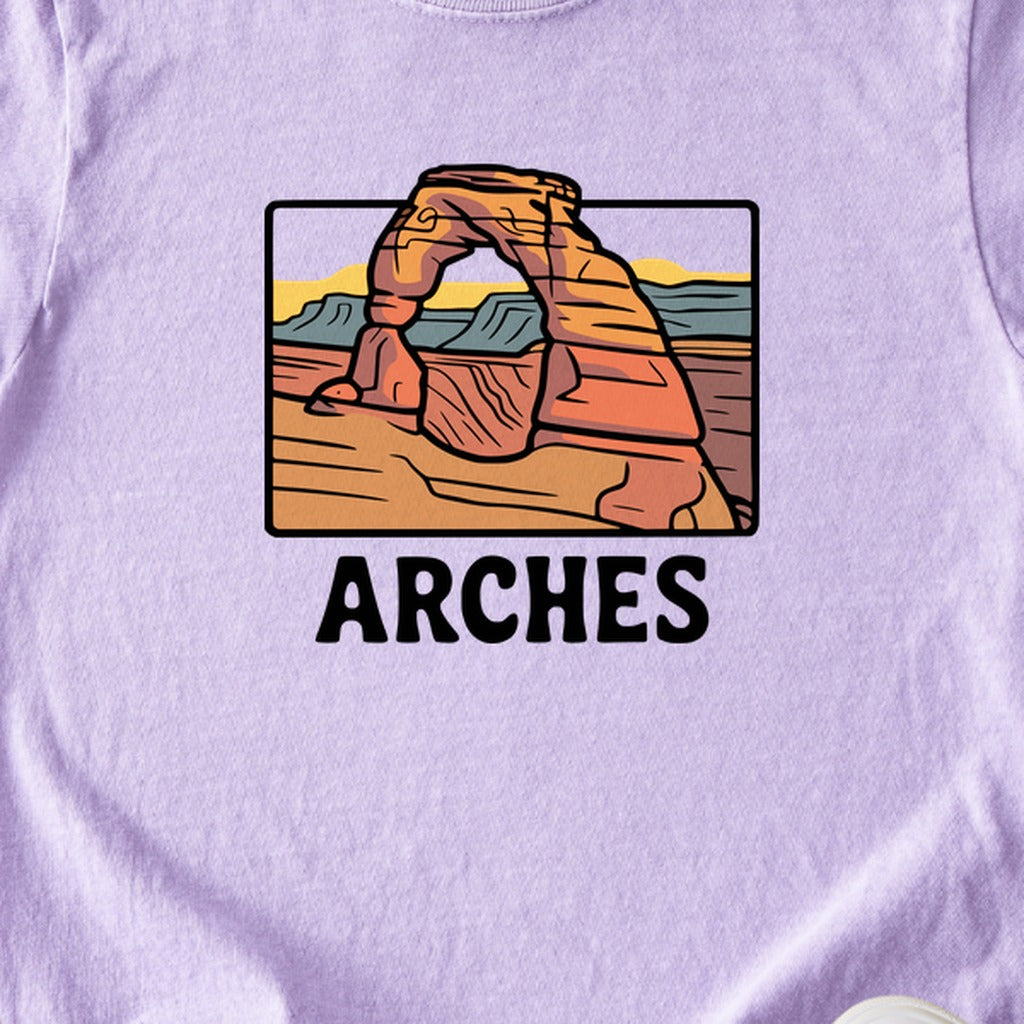 Arches National Park Kids Cotton T-Shirt