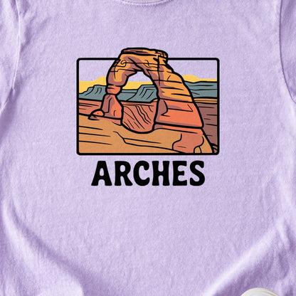 Arches National Park Kids Cotton T-Shirt