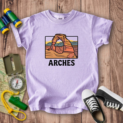 Arches National Park Kids Cotton T-Shirt