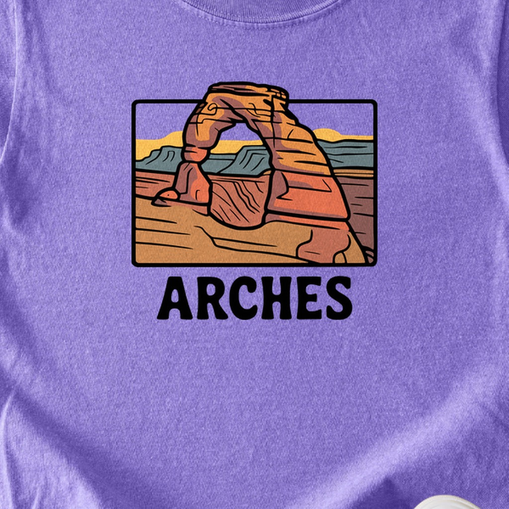 Arches National Park Kids Cotton T-Shirt