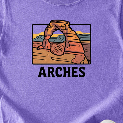 Arches National Park Kids Cotton T-Shirt