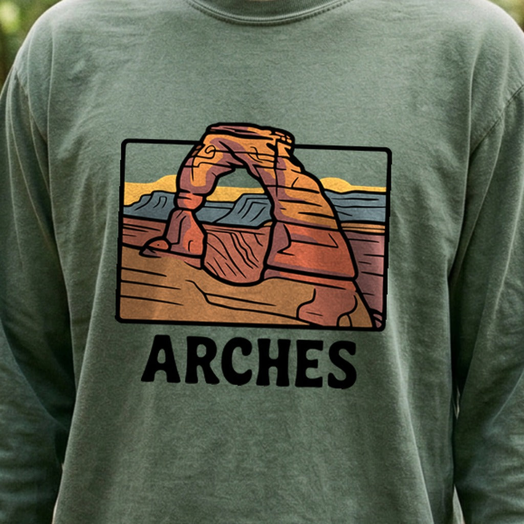 Arches National Park Cotton Long Sleeve