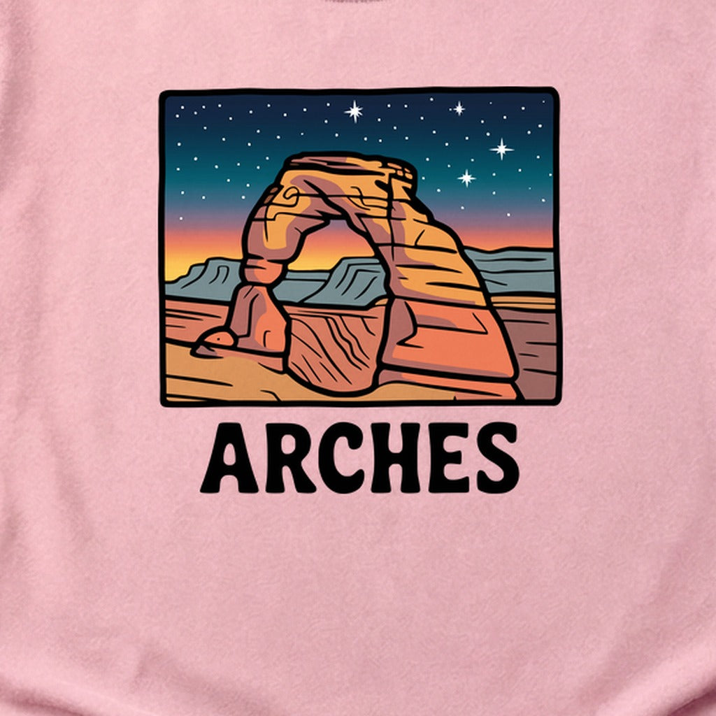 Arches at Night Cotton T-Shirt