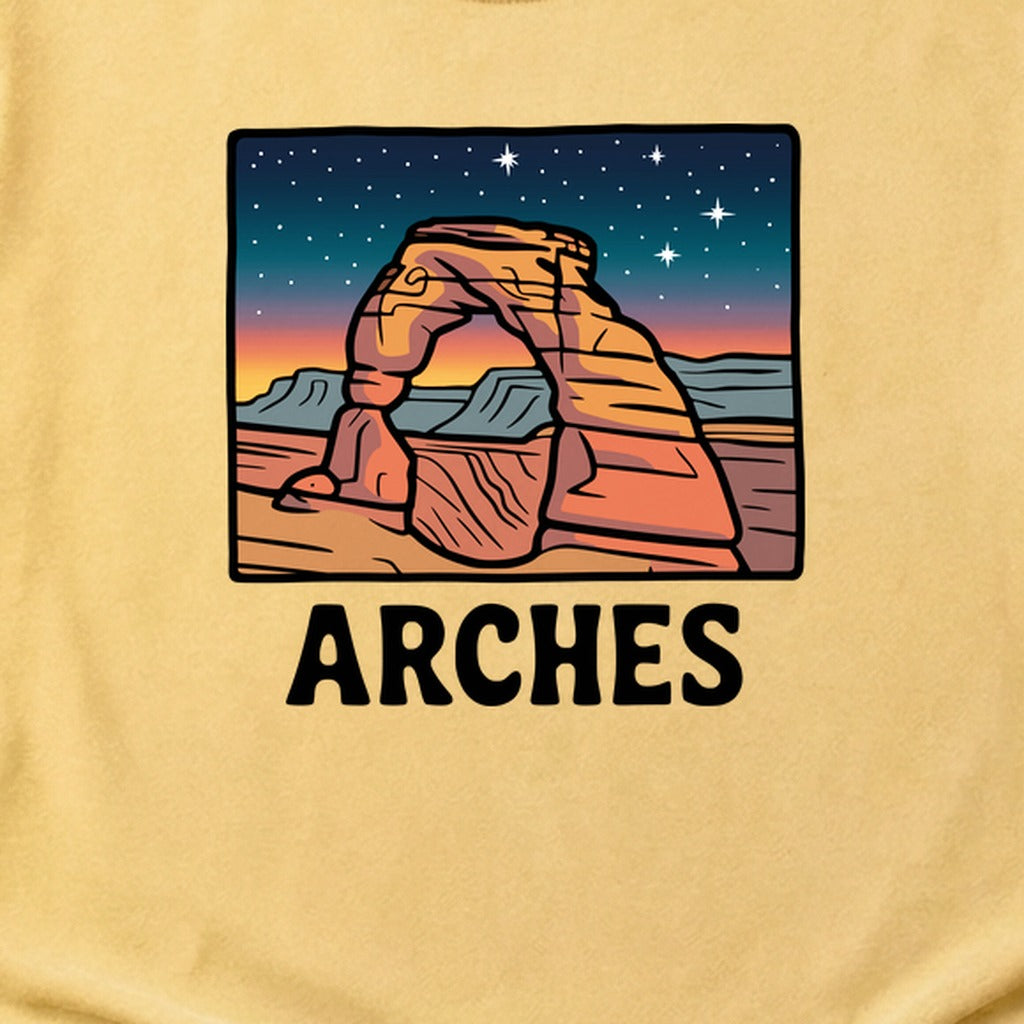 Arches at Night Cotton T-Shirt