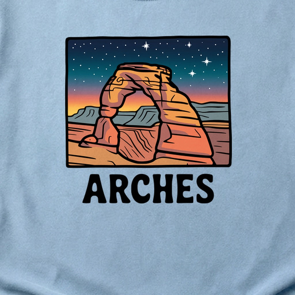 Arches at Night Cotton T-Shirt