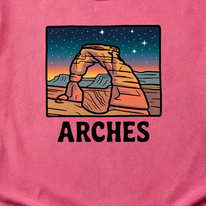 Arches at Night Cotton T-Shirt