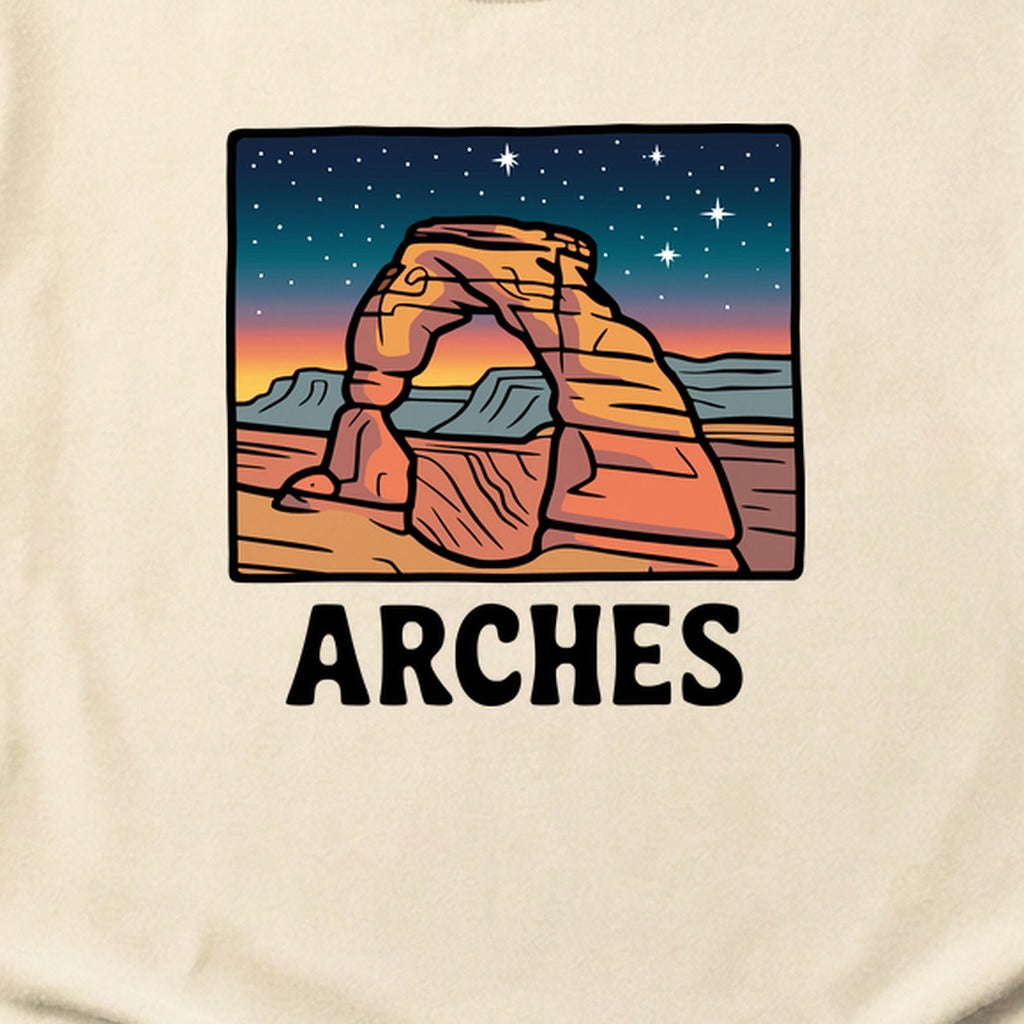 Arches at Night Cotton T-Shirt