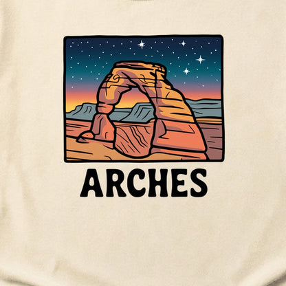 Arches at Night Cotton T-Shirt