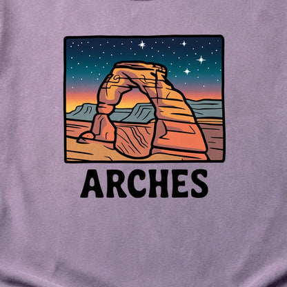 Arches at Night Cotton T-Shirt