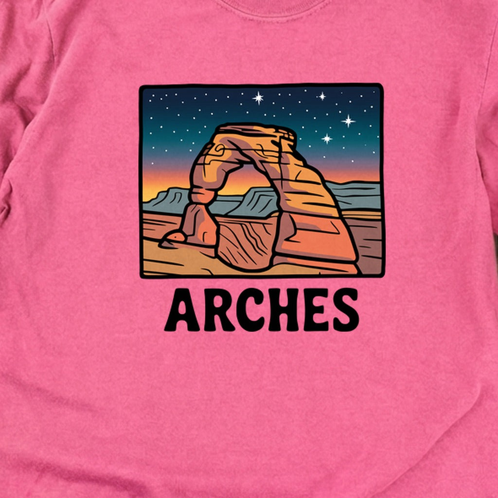 Arches at Night Cotton Long Sleeve