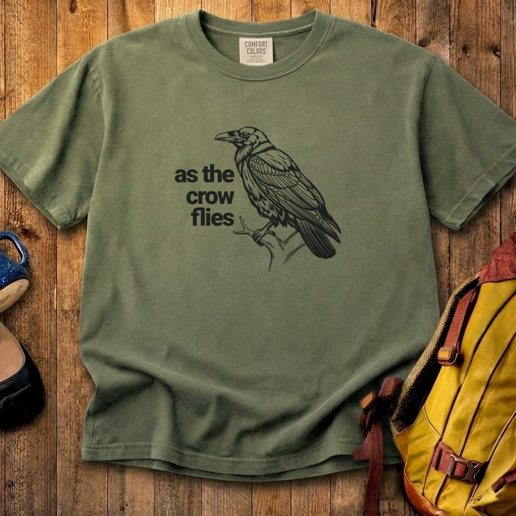 As the Crow Flies Cotton T-Shirt