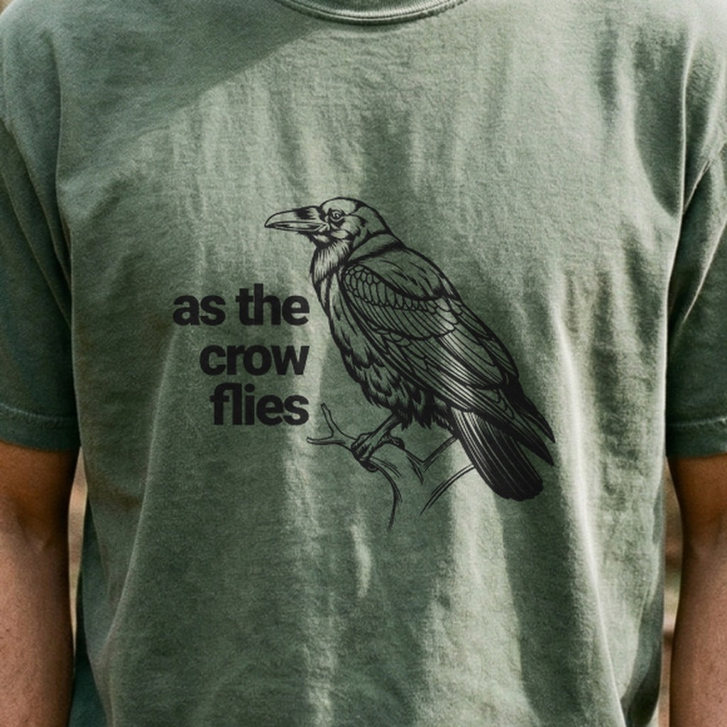 As the Crow Flies Cotton T-Shirt