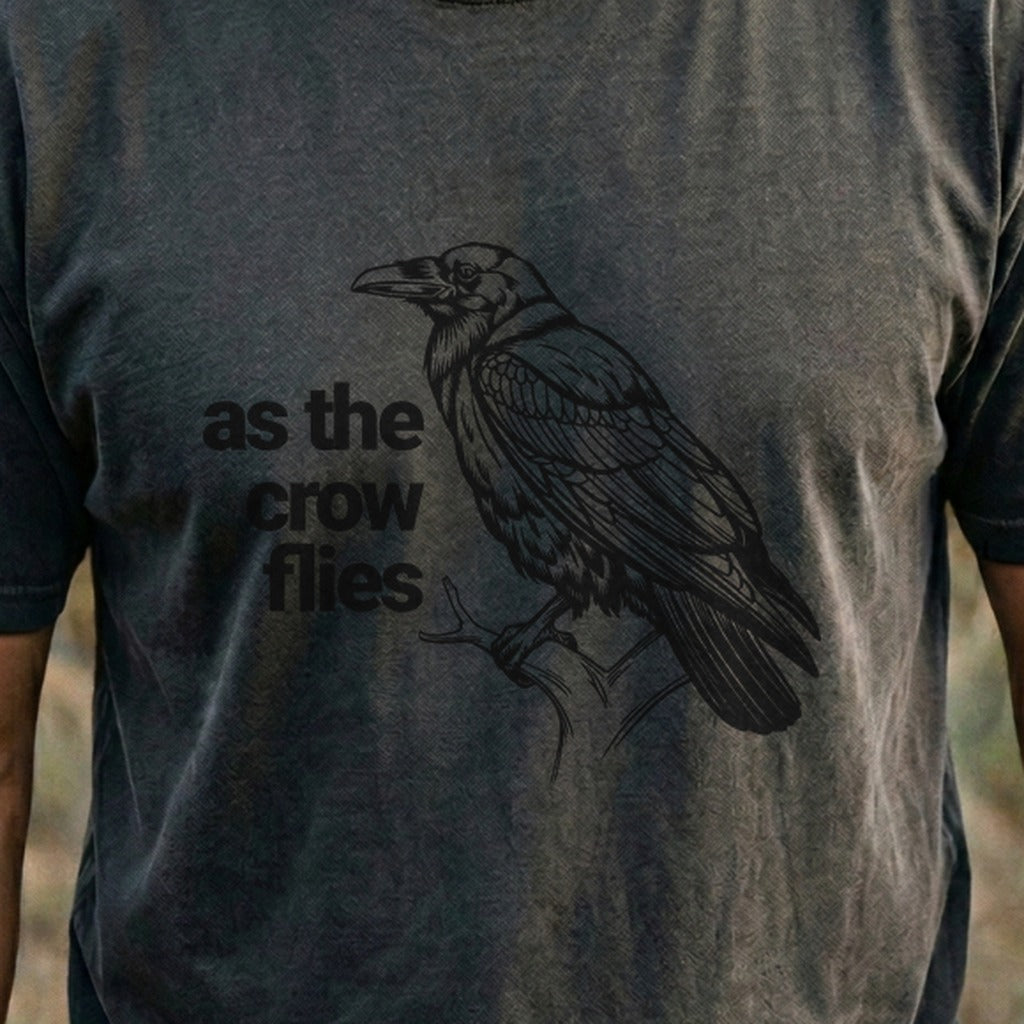 As the Crow Flies Cotton T-Shirt