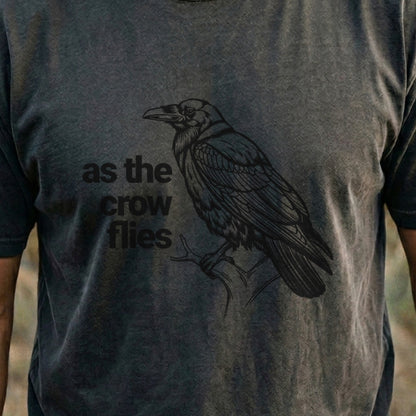 As the Crow Flies Cotton T-Shirt