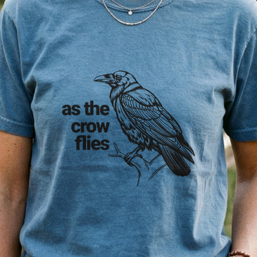 As the Crow Flies Cotton T-Shirt