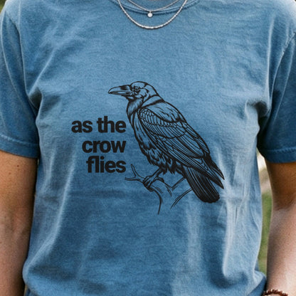 As the Crow Flies Cotton T-Shirt