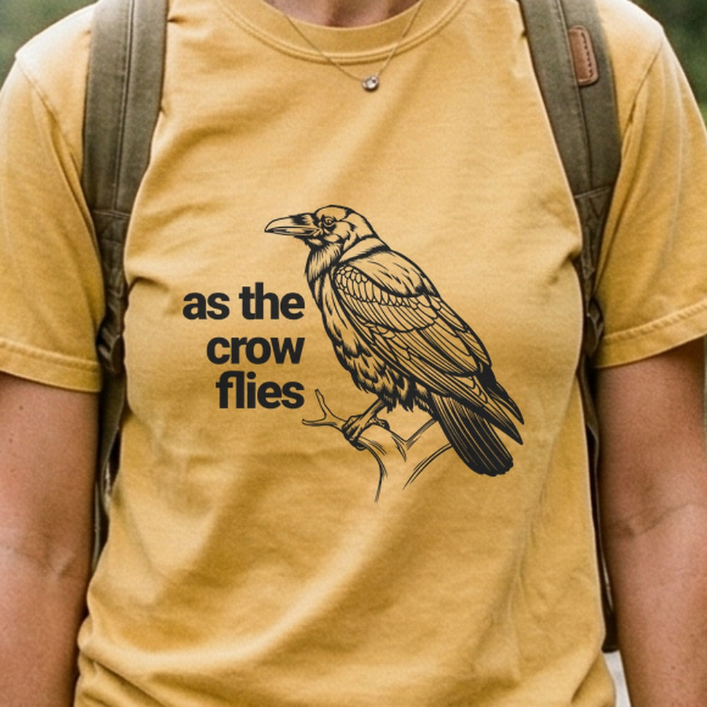 As the Crow Flies Cotton T-Shirt