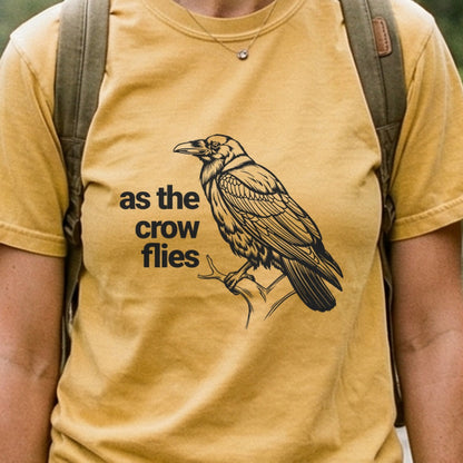 As the Crow Flies Cotton T-Shirt
