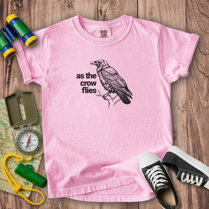As the Crow Flies Kids Cotton T-Shirt