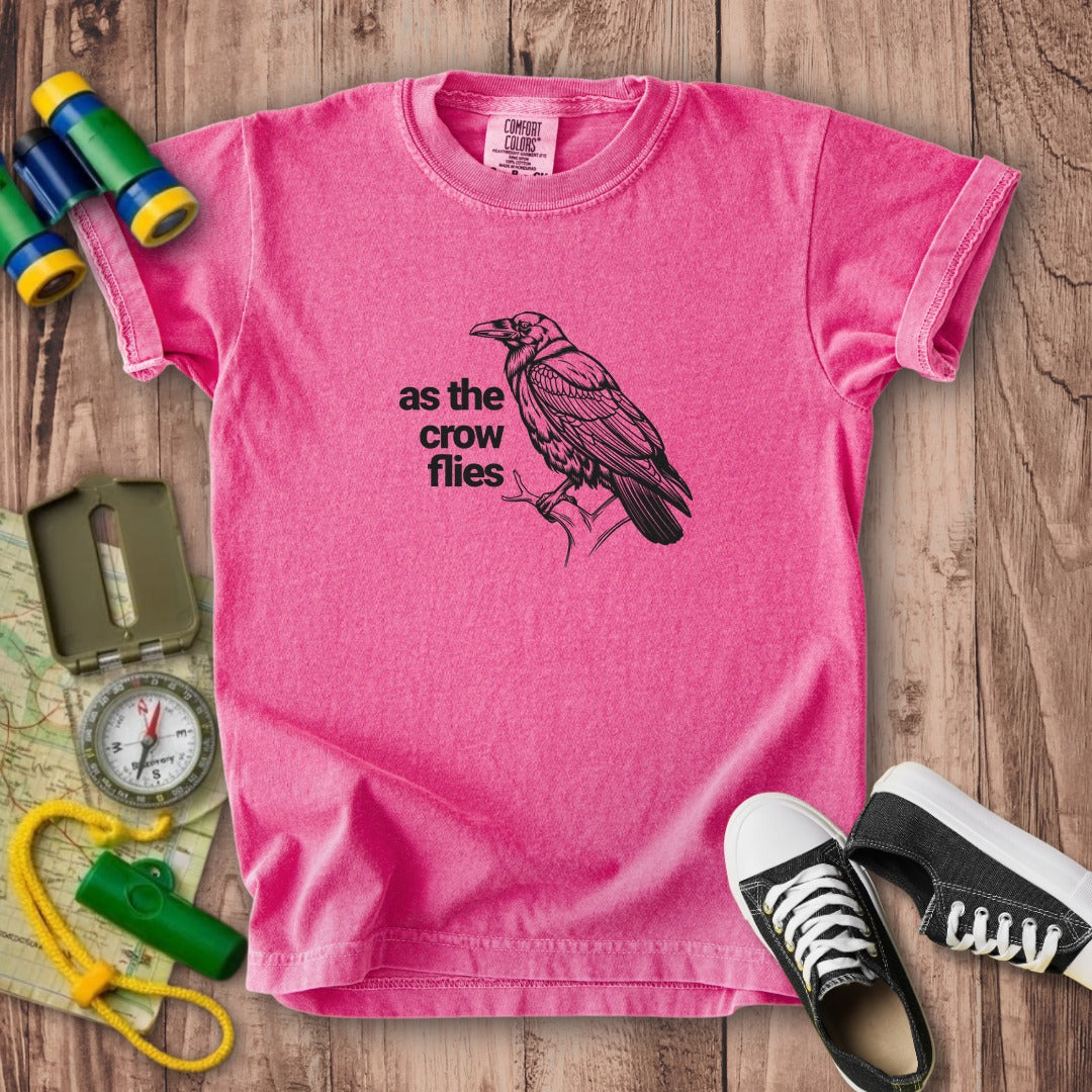 As the Crow Flies Kids Cotton T-Shirt