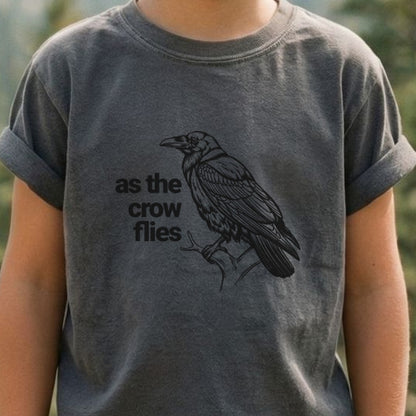 As the Crow Flies Kids Cotton T-Shirt