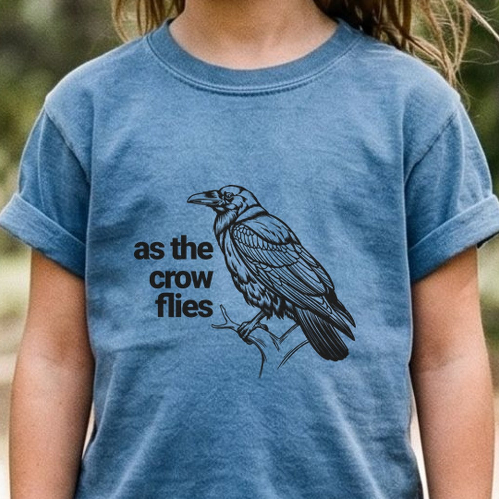 As the Crow Flies Kids Cotton T-Shirt