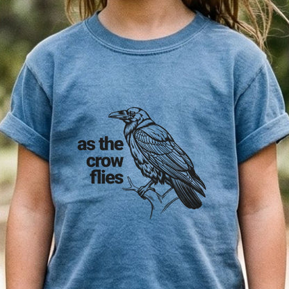 As the Crow Flies Kids Cotton T-Shirt