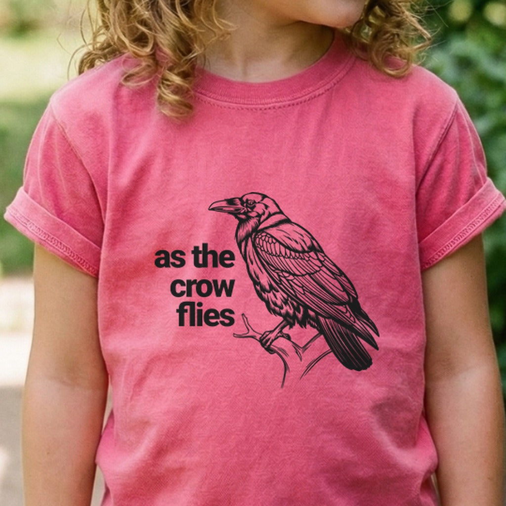 As the Crow Flies Kids Cotton T-Shirt