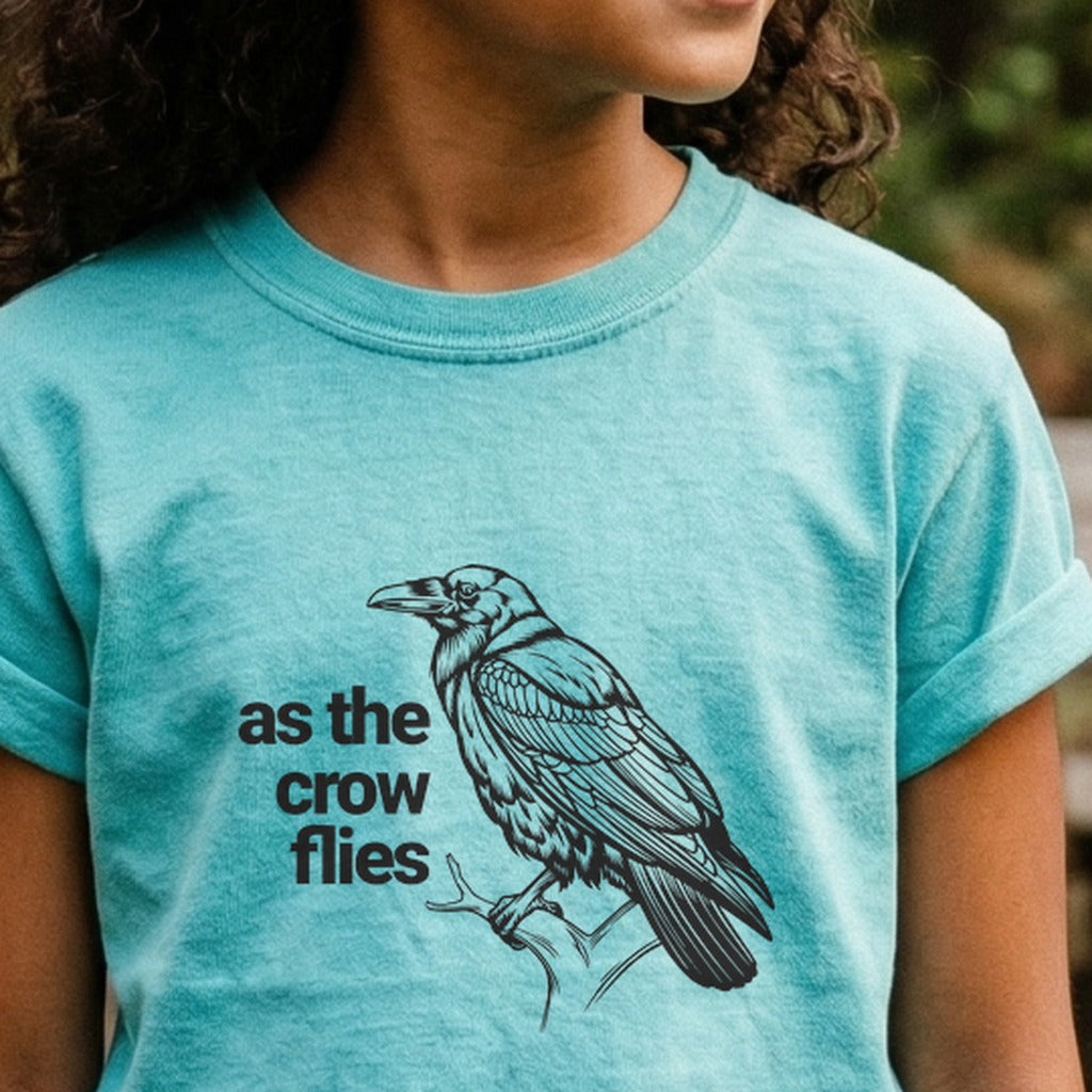 As the Crow Flies Kids Cotton T-Shirt