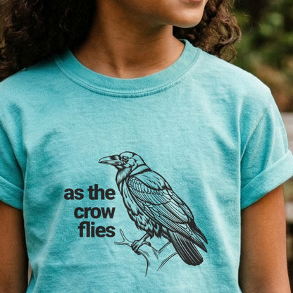 As the Crow Flies Kids Cotton T-Shirt