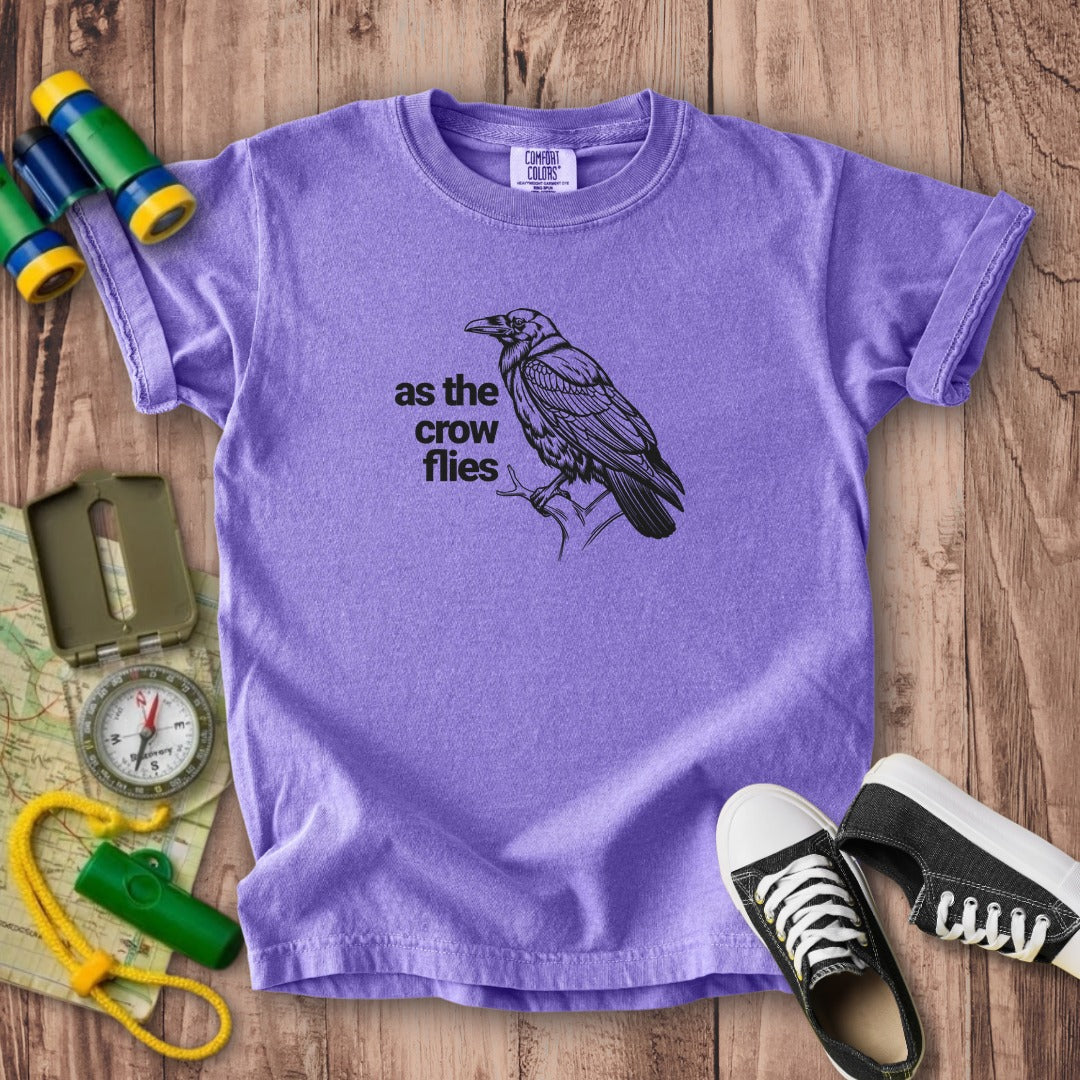 As the Crow Flies Kids Cotton T-Shirt