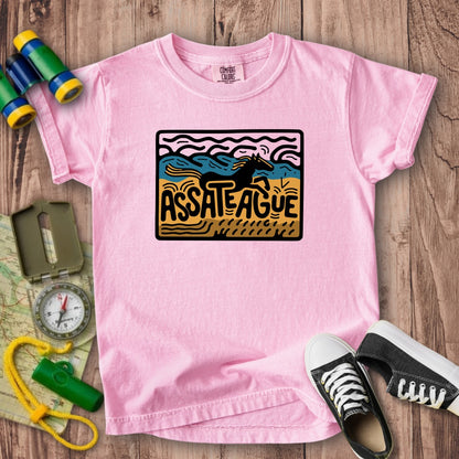 Assateague Island Kids Cotton T-Shirt