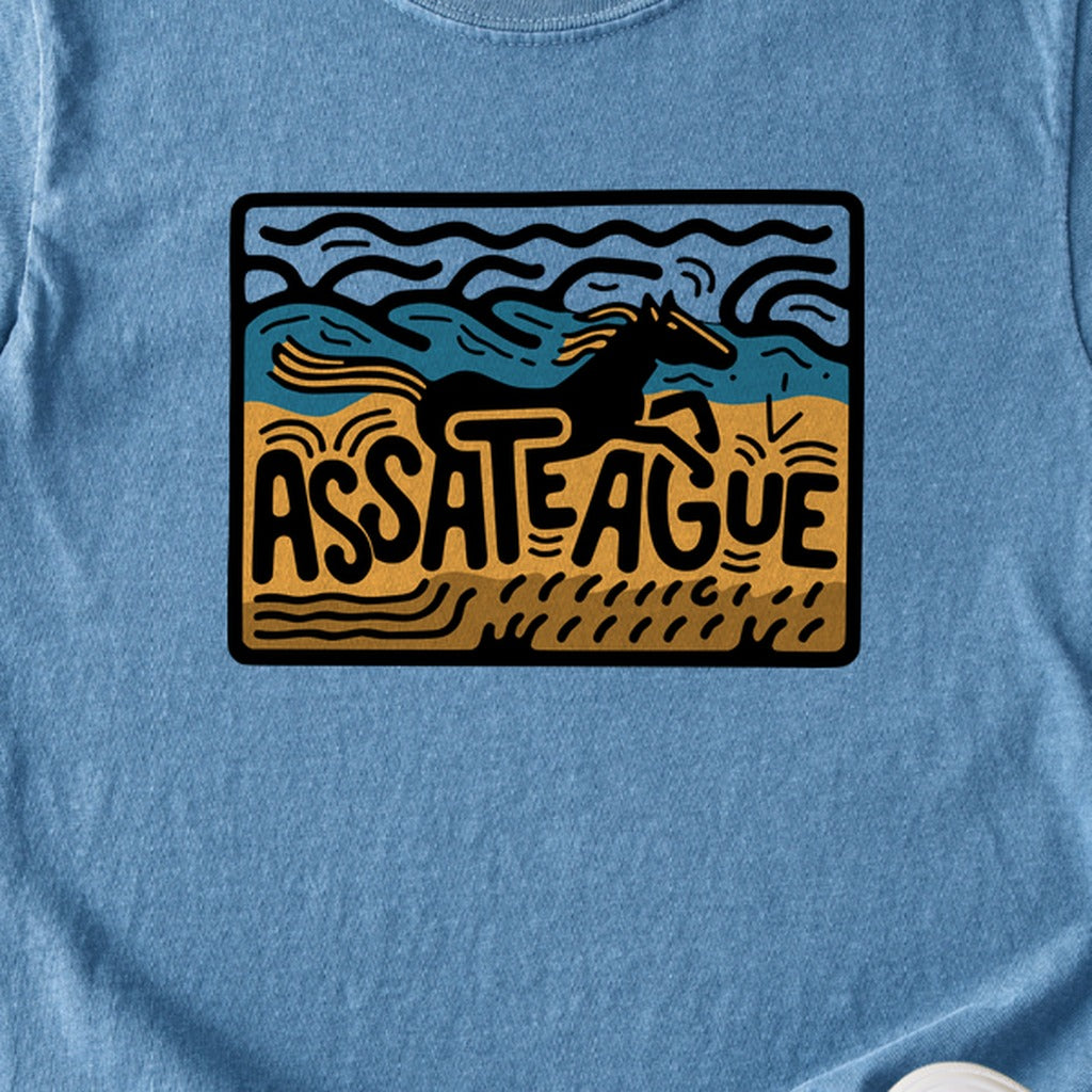 Assateague Island Kids Cotton T-Shirt