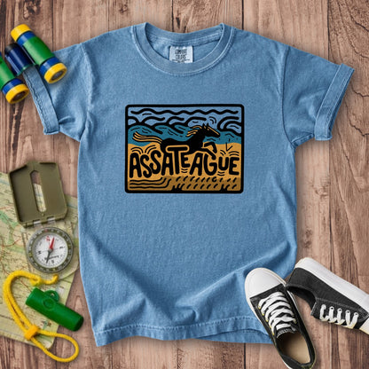 Assateague Island Kids Cotton T-Shirt