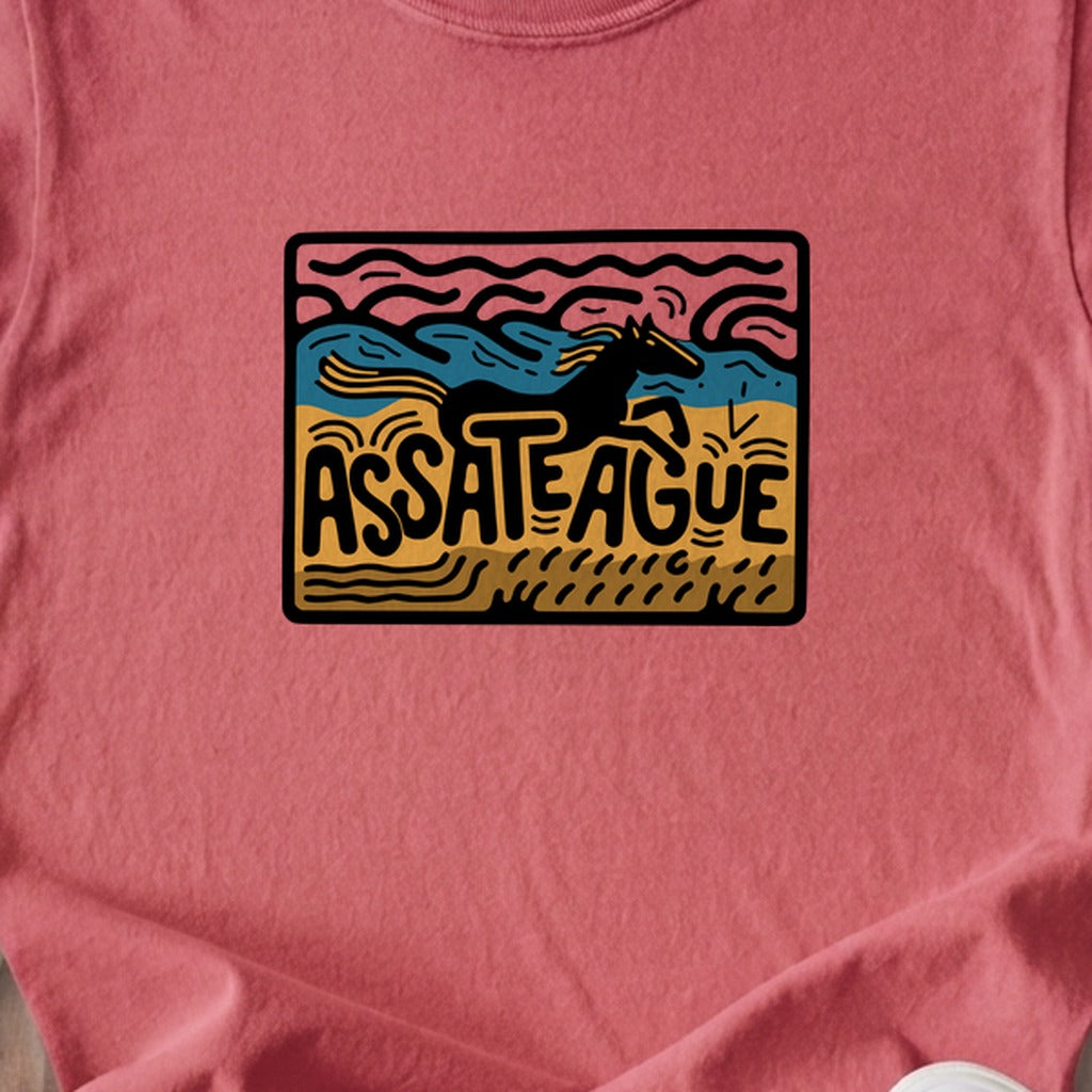 Assateague Island Kids Cotton T-Shirt