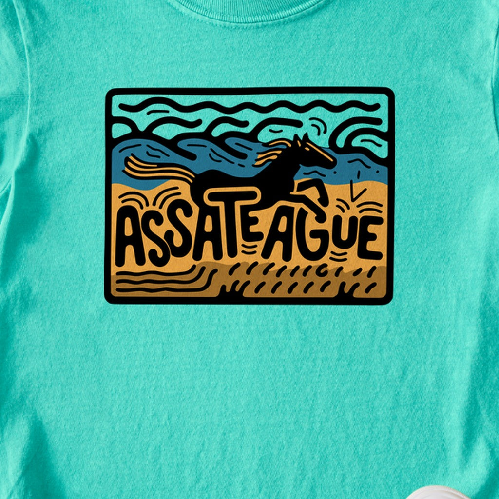 Assateague Island Kids Cotton T-Shirt