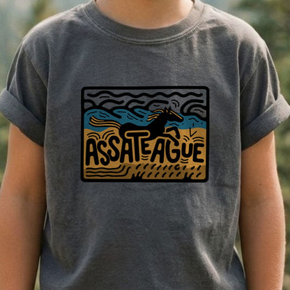Assateague Island Kids Cotton T-Shirt