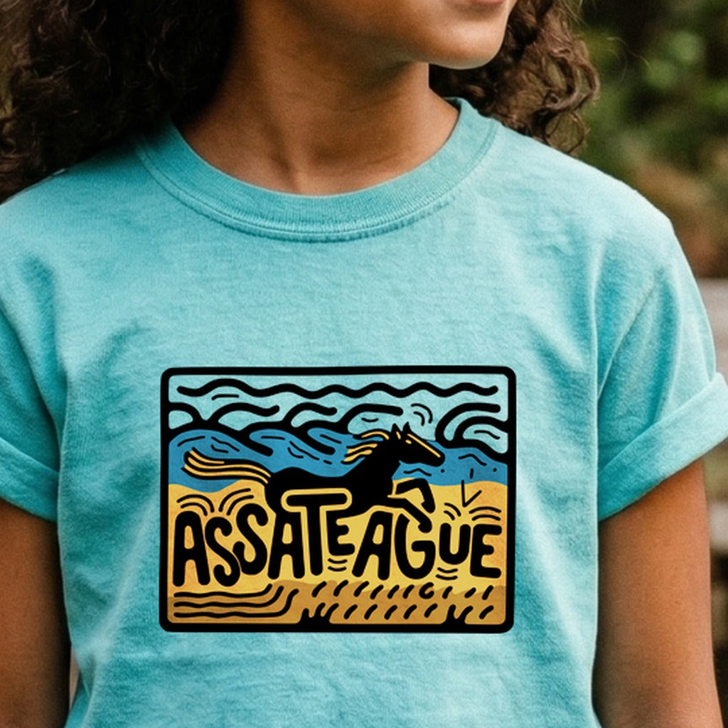Assateague Island Kids Cotton T-Shirt