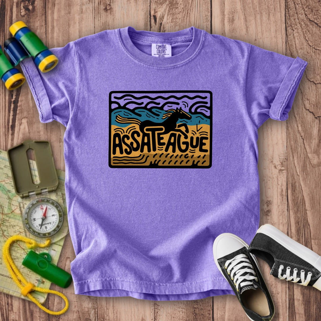 Assateague Island Kids Cotton T-Shirt
