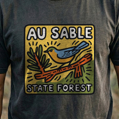 Au Sable State Forest Cotton T-Shirt