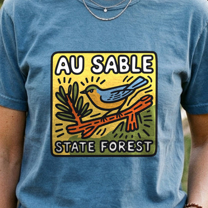 Au Sable State Forest Cotton T-Shirt