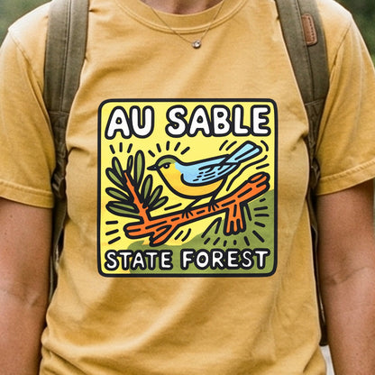 Au Sable State Forest Cotton T-Shirt