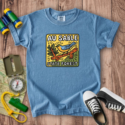 Au Sable State Forest Kids Cotton T-Shirt